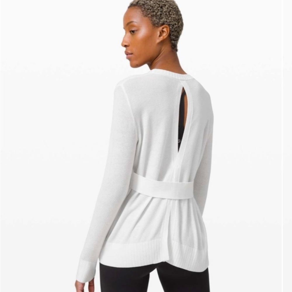 Lululemon sincerely yours Sweater White